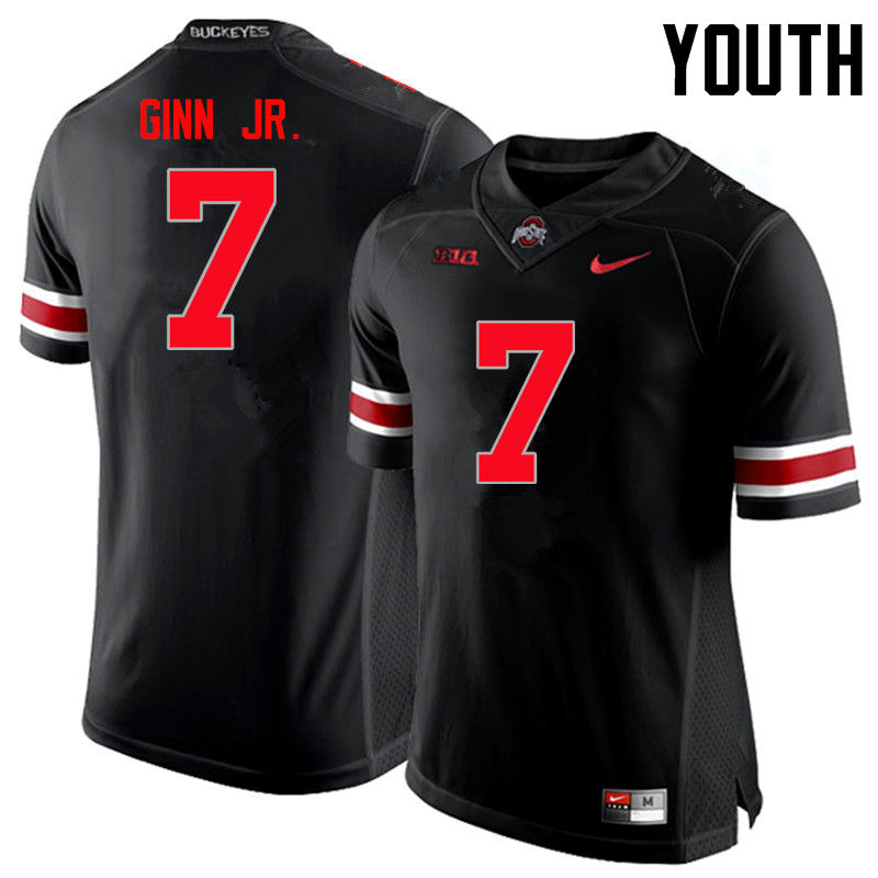 Ohio State Buckeyes Ted Ginn Jr. Youth #7 Black Limited Stitched College Football Jersey